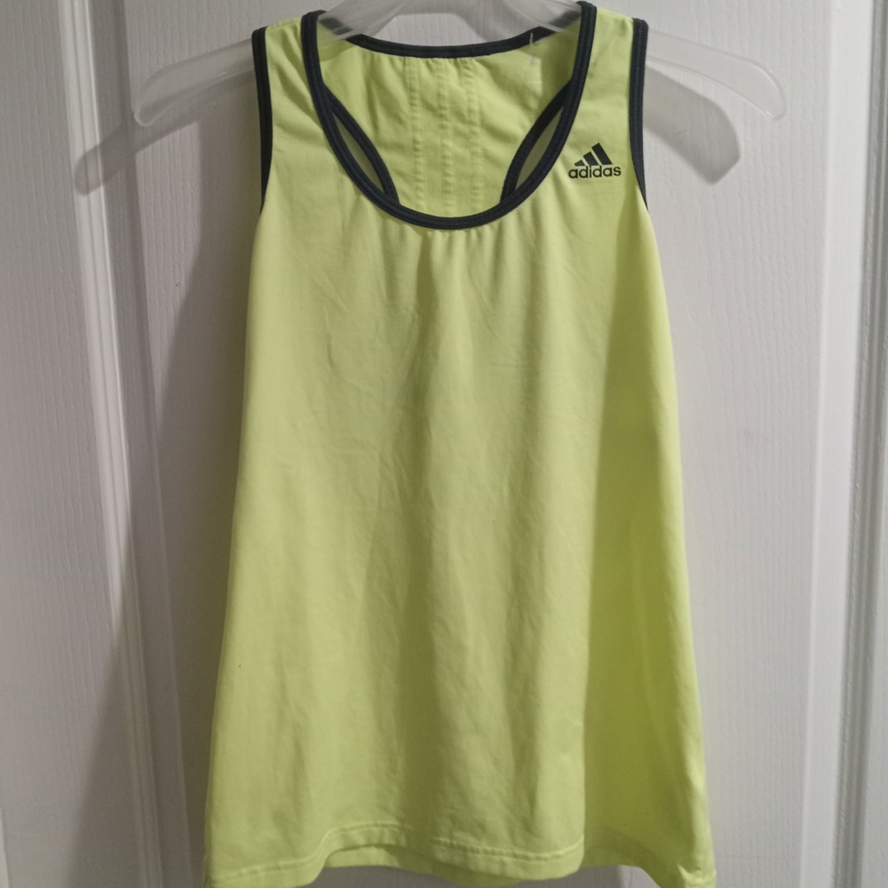 Adidas Lime Green Climalite Tank